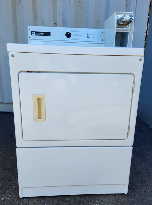 Refurbished Maytag Coin Operated Front Load Dryer Model MDG17CSAWW0 - Serial MW2902054 | 123LaundryShop