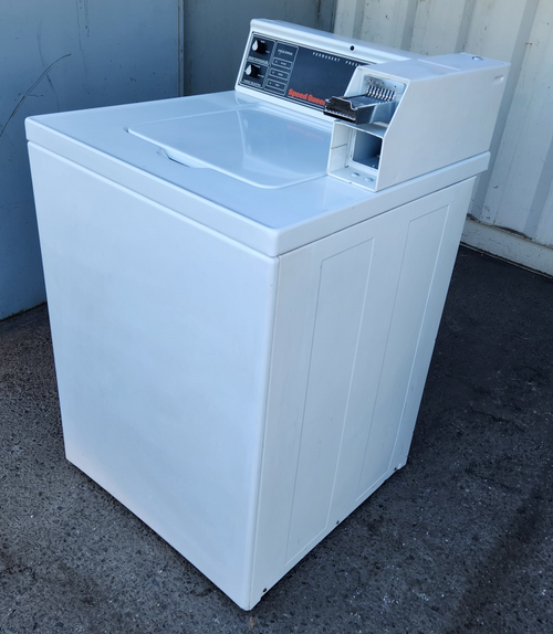 SPEED QUEEN COMMERCIAL TOP LOAD WASHER MODEL SWT221WN SERIAL NO 0611029828[REF]