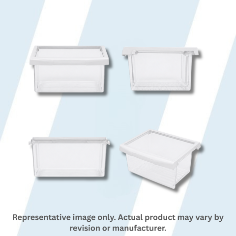 WHIRLPOOL #W11818595 - CRISPER,ASSY,WHP,WHT,SL