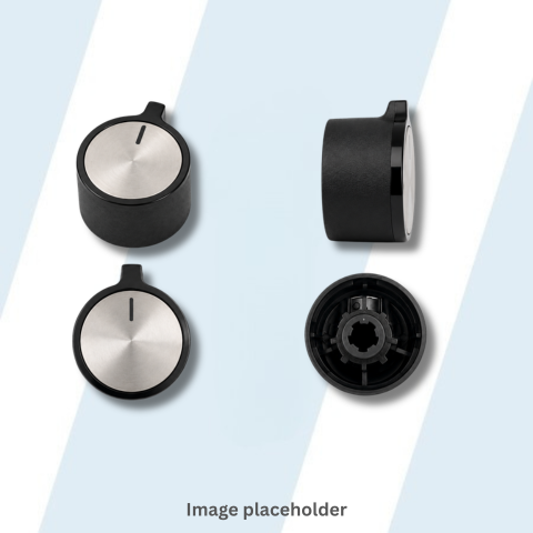WHIRLPOOL #W11818903 - KNOB,ELE,ASP, SINGLE,BLK SST,WP,NWT
