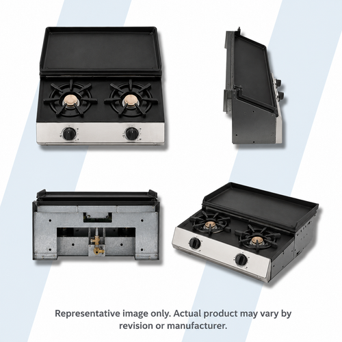 WHIRLPOOL 4396096RB - 2-BURNER COOKTOP GRIDDLE