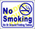 "NO SMOKING on or around folding tables"