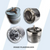ADC-WFR817119-AD50 S/S TMBLR ASSY STRAIGHT RIBS W/HOLE