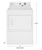  Whirlpool Commercial Laundry Model: CGM2795JQ Commercial Gas Super-Capacity Dryer, Non-Coin