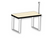 Fiberglass Laminate Table TFPR DS 2472 with TR-2L Hanging Hooks