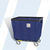 Protect your employees, customers and facility with this innovative new antimicrobial vinyl basket truck designed to combat microorganism growth. The antimicrobial top rim air cushion bumper provides 360 degree protection for walls, doors, and equipment.

Available in 6-20 bushel sizes

A vinyl basket truck with a complete soft air cushion bumper pays for itself in no time by reducing damage to walls and equipment
Antimicrobial 18 oz vinyl liner is flame retardant (NFPA-701) and is mold, mildew, UV and tear resistant
Ships fully assembled and ready to use
Nests for easy shipping and storage
Smooth finish for easy cleaning
Fully sewn to framework (not just riveted) provides longer life
Powder coated gray steel tubular base and frame - the only truck made with all-welded, square, heavy gauge steel tubular base
Industrial grade 4" non-marking casters with polyurethane tires come standard
Bumper is not flame retardant

Dimensions: 38"L x 26.5"W x 32"H - Height is based on 4" Casters

Product Weight: 44 lbs

Recommended Weight Capacity: 350 lbs

Total Caster Rating: 600 lbs

VINYL TRUCK COLOR OPTIONS
RED, NAVY, GRAY, YELLOW