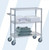 These chrome all-purpose Utility Carts are as durable as they are practical and are equipped with three sturdy wire shelves. The open wire construction allows air circulation and reduces dust and dirt build up.

Includes an adjustable 18" handle
All sizes roll on our quality 5" casters - two locking
Shelves are adjustable in 1" increments to suit all of your storage needs
NSF approved

Weight capacity 250 lbs per shelf

Dimensions: 48"L x 18"W x 42"H

Casters: 5" - Two Locking

Product Weight: 57 lbs