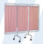 With a versatile design, this product provides a quick and easy way to divide space and create privacy. Antimicrobial laminated vinyl material is durable, fluid proof, tear and stain resistant, and easy to clean. Our antimicrobial material inhibits the growth of bacteria and fungi responsible for creating unpleasant odors and staining textile and plastic products. Built to last for years of trouble free service.

Sturdy three panel hinged design, folds for storage
White powder coated steel tubular base and frame
Easy to clean flame retardant antimicrobial vinyl panels
Wide base with 2" twin wheel casters for easy maneuverability
Wide array of applications, from nursing homes & hospitals, to disaster relief and military aid

Overall dimensions: (fully opened) 81"L x 69"H

Panels: 27"W x 55"H

Floor to screen bottom: 17.5"

Casters: 2" twin wheel

Product Weight: 33 lbs

PRIVACY SCREEN VINYL COLOR OPTIONS
white, blue, pink, green, beige