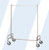 R&B's commercial grade garment racks are designed to maximize storage capacity and prevent clothes from wrinkling. R&B has a complete line of high quality garment racks including single, double and Z-Racks to meet all of your clothing storage needs.

This 48" single pole garment rack is constructed from strong 7/8" tubing and is plated in a bright and sturdy chrome finish
Equipped with our patented 5" Clean Wheel System™ casters with non-marking polyurethane tires
Ships knocked down for easy shipping and assembly
A complete flame retardant nylon cover and frame is available for this garment rack by ordering our item 750
You may also add a chrome plated wire bottom shelf to this unit by adding item 782
Weight capacity 75 lbs

Dimensions: 48"L x 18"W x 65.5"H
Product Weight: 21 lbs