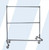 R&B's commercial grade garment racks are designed to maximize storage capacity and prevent clothes from wrinkling. R&B has a complete line of high quality garment racks including single, double and Z-Racks to meet all of your clothing storage needs.

Constructed from strong 1"" heavy-duty steel tubing
The accessory crossbar allows you to add a second level of hanging on this 60"" stack-rack garment rack
This sturdy crossbar will double your unit capacity with the additional mounting brackets and hardware
The unit comes with our 4"" non-marking casters for smooth rolling and convenient transporting
Ships knock down for easy shipping
Weight capacity of 150 lbs

Dimensions: 63""L x 22""W x 68""H
Product Weight: 43 lbs