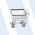 Front Load Laundry Cart, All Chrome