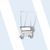 Large Capacity Front Load Laundry Cart w/ Double Pole Rack, All Chrome
