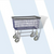 Mega Capacity "Big Dog" Laundry Cart, Gray Base, Blue Basket