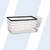 Large Capacity Wire Basket with Bumper, Chrome