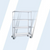 Linen Cart 24x36x72, 4 Wire Shelves