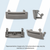 WHIRLPOOL #W11699036 - DISHRACK HANDLE ASSY, FRONT TRS TMG MB