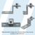Milnor #27A06008 - UNISTRUT 45 DEGREE BRACKET