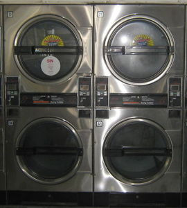 Speed Queen 30LB Stack Dryer Stainless Steel finish