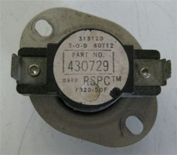 * Dryer Stepdown Thermostat Huebsch, 430729