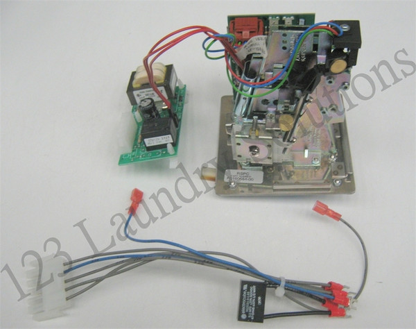 * Washer Coin Drop | Meter Assy. 120v 25¢ Unimac, F200003000P NEW