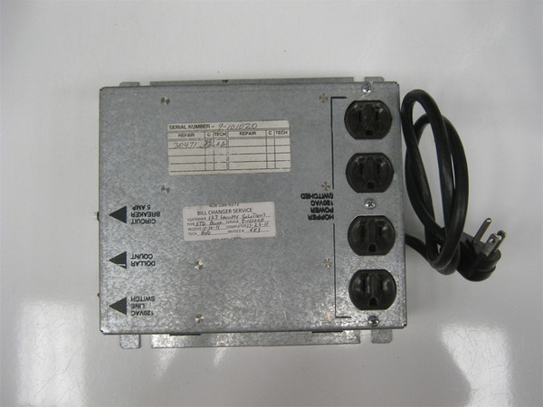 Standard Changemaker Bill Changer 600 Power Supply