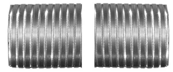 Dryer Duct,Rigid Aluminum, 4"x8', Plain Ends