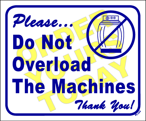  "Please protect your children. Do not let them play with laundry carts! Thank you!"