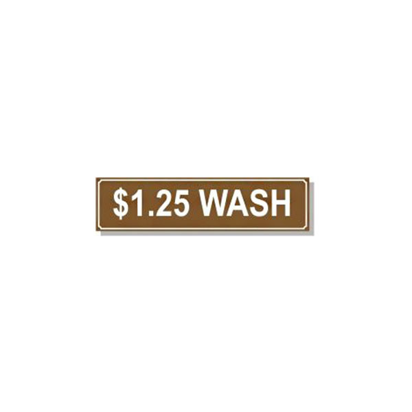 Washer Pricing Decal - PD $1.25W