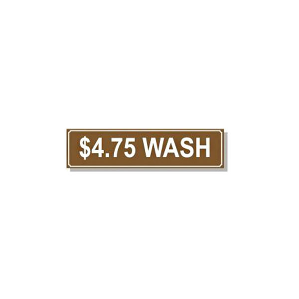 Washer Pricing Decal - PD $4.75W