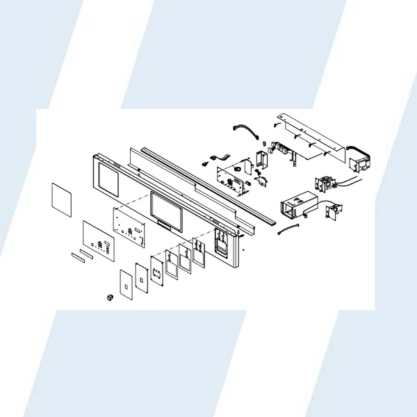 Continental Girbau #10017002 - CC WASHER KEYBOARD