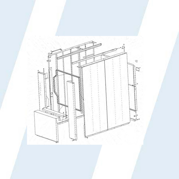 Continental Girbau #10029965 - OUTER SIDE COVER