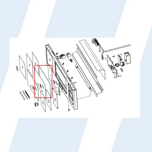 Continental Girbau #10034825 - LC WASHER KEYBOARD