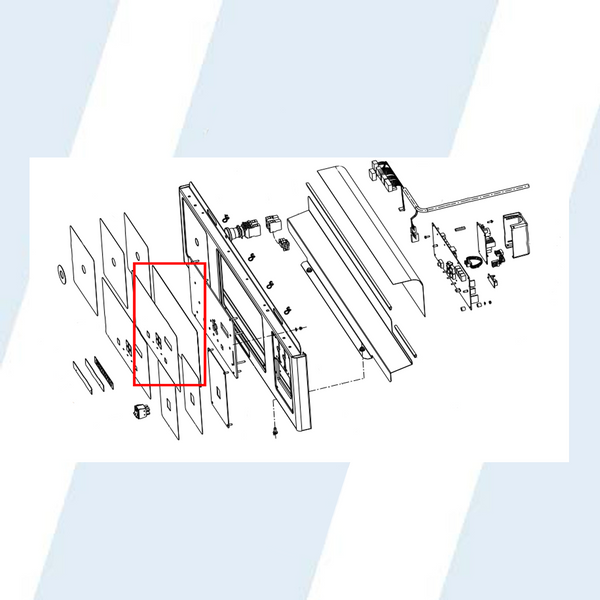 Continental Girbau #10034916 - KEYBOARD, LP