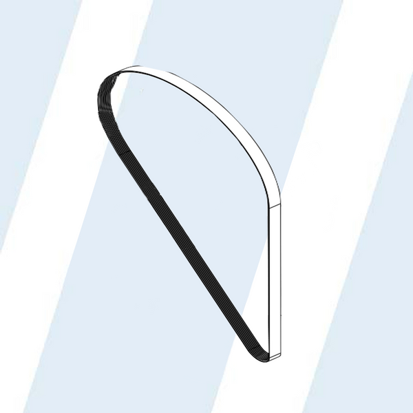 Continental Girbau #10-0632 - TOOTHED BELT H12