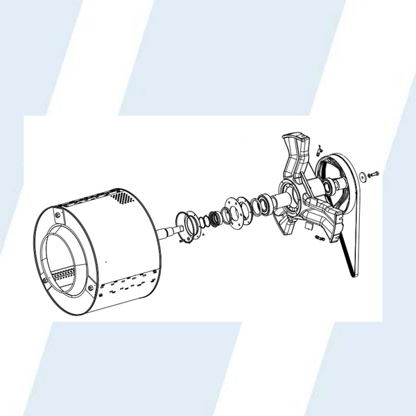 Continental Girbau #10-0804 - COURROIE DEN-DBLE/HTD 1440-8M20