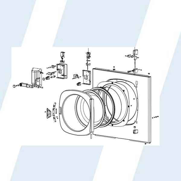 Continental Girbau #10-0893 - R/MOT/CYL.D113-L462-180W-0,35M