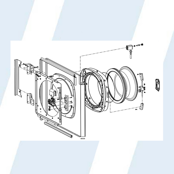 Continental Girbau #10093607 - SUPPORT ASSEMBLY