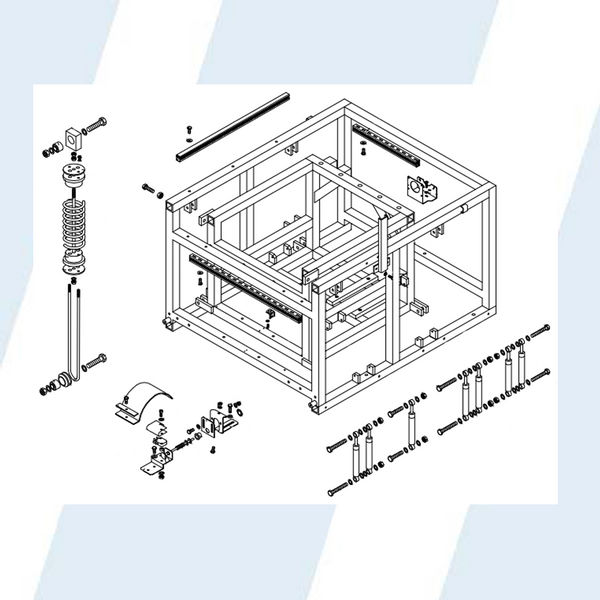 Continental Girbau #10126498 - LEVOROTATION SPRING SUPPORT