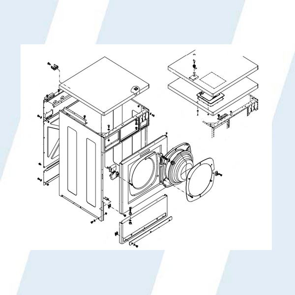 Continental Girbau #10142644 - SUPPORT PLATE