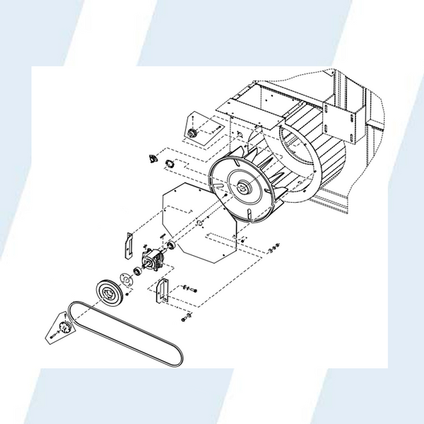 Continental Girbau #10-1755 - TURBINE POUR VENTILO AIRAP GROS MODELE V