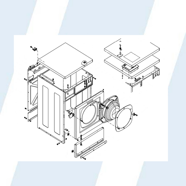 Continental Girbau #10193332 - INSULATING PANEL ASSEMBLY