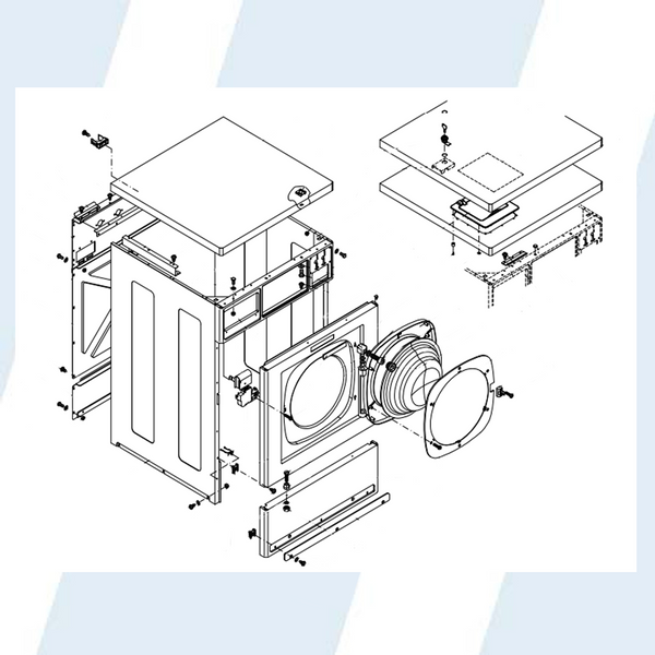 Continental Girbau #10311447 - COVER LID