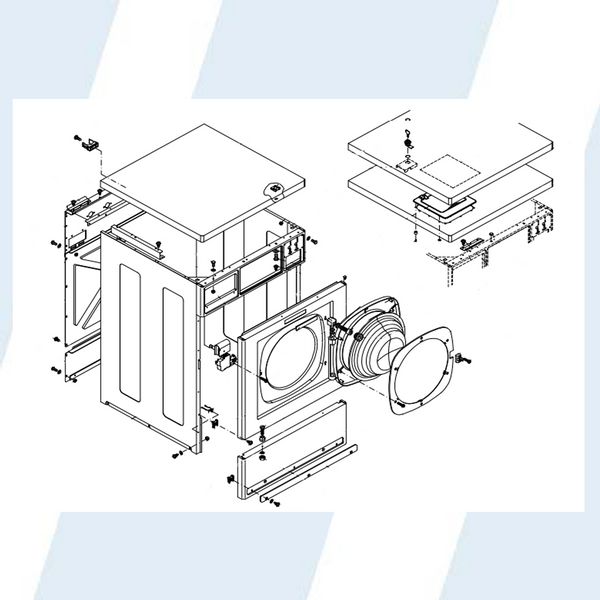 Continental Girbau #10793966 - REINFORCING ANGLE BRACKET