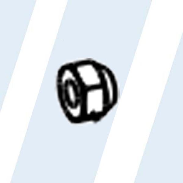 Continental Girbau #11-0002 - RING NUT DIN DE 4 - REPLACED BY #132043