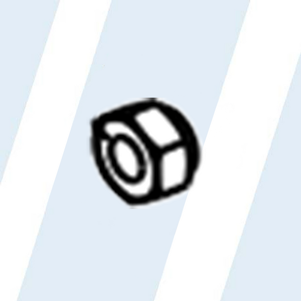 Continental Girbau #11-0005 - ECROU A BAGUE DIN DE 8 - REPLACED BY #164285