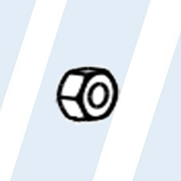 Continental Girbau #11-0023 - ECROU NORMAL ZINGUE HV 6 - REPLACED BY #150227