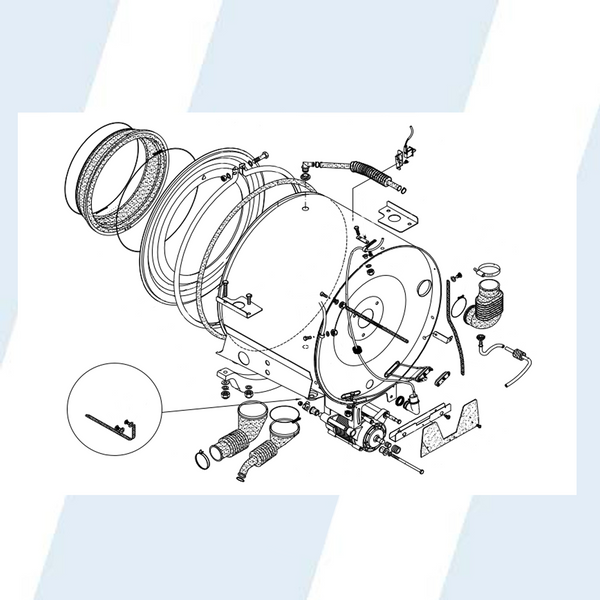Continental Girbau #11-0525 - VIS T.R. FENDU 3X30 C ZINGUE