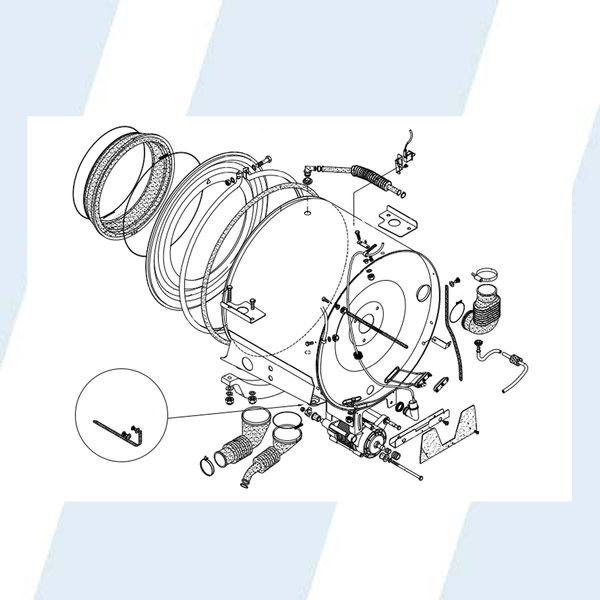 Continental Girbau #11-0740 - VIS T.F. 6 PANS CR. ZING 6X10