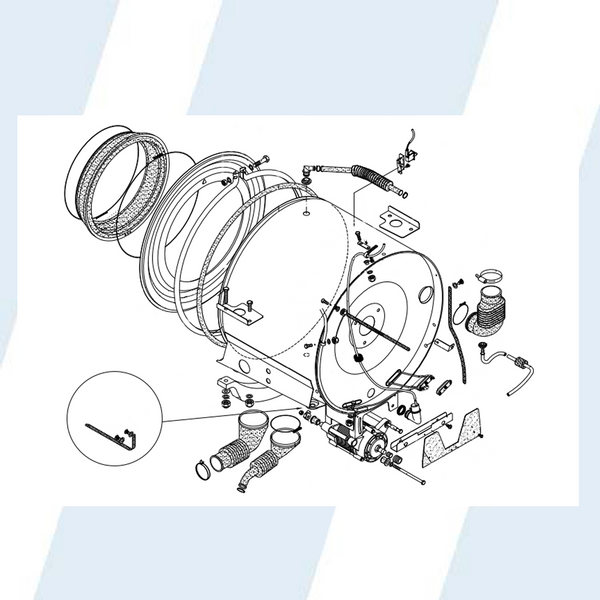Continental Girbau #11-0764 - VIS T.F. 6 PANS CR. ZING 10X40