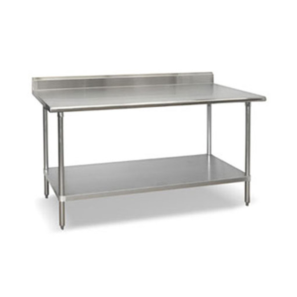 Stainless Steel Unit (with 5" Backsplash and Undershelf) - SST 245 B